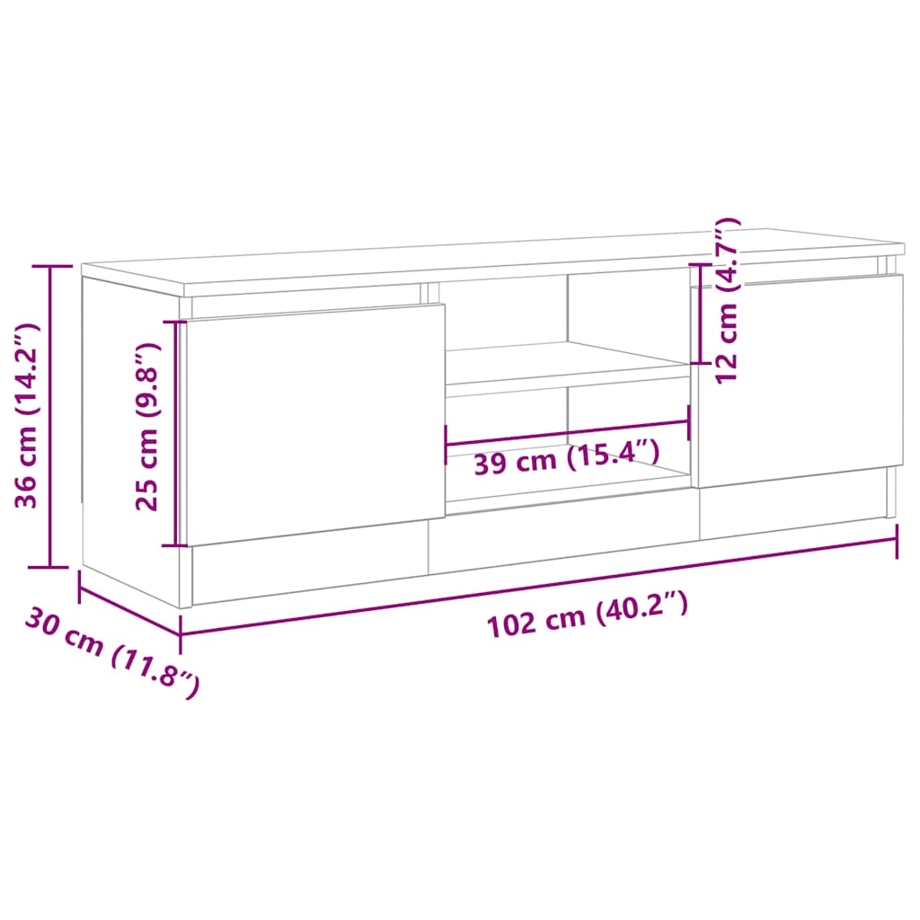 Vieux bois 102x30x36