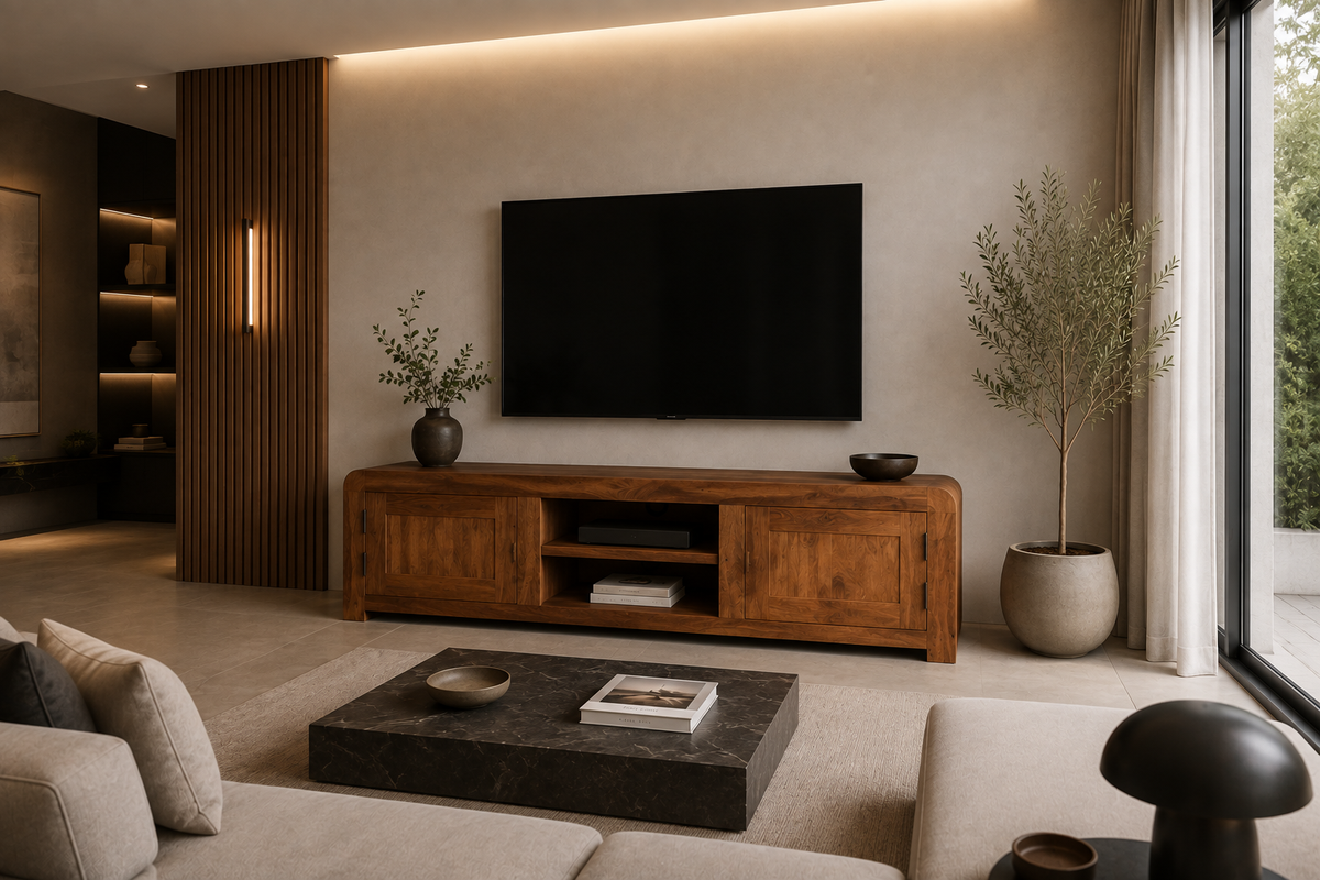 Bois acacia massif 120x30x40