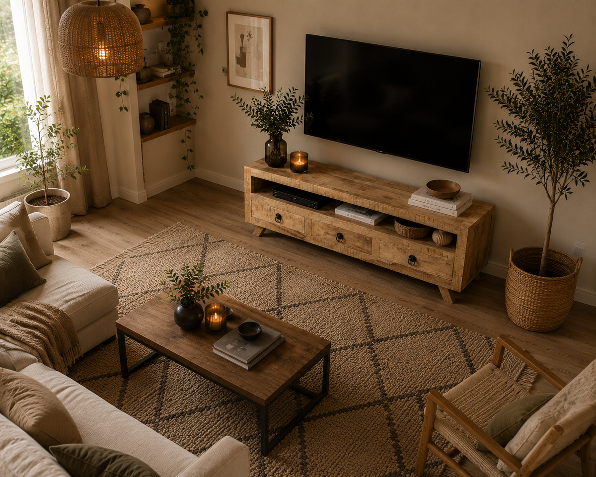 Bois massif de manguier 110x30x40