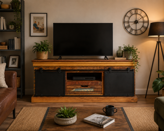 Bois de récupération massif 110x30x45