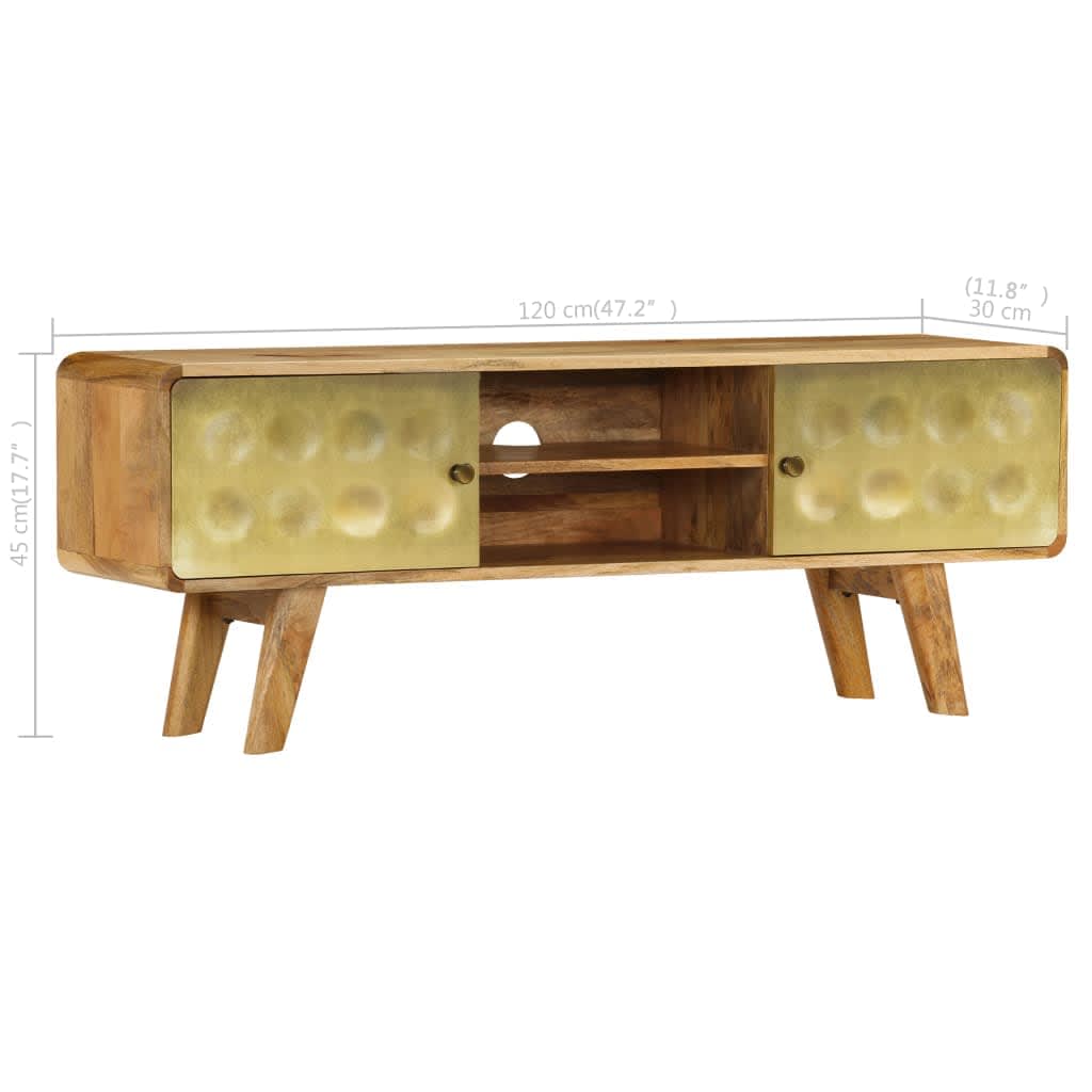 Bois de manguier 120x30x45