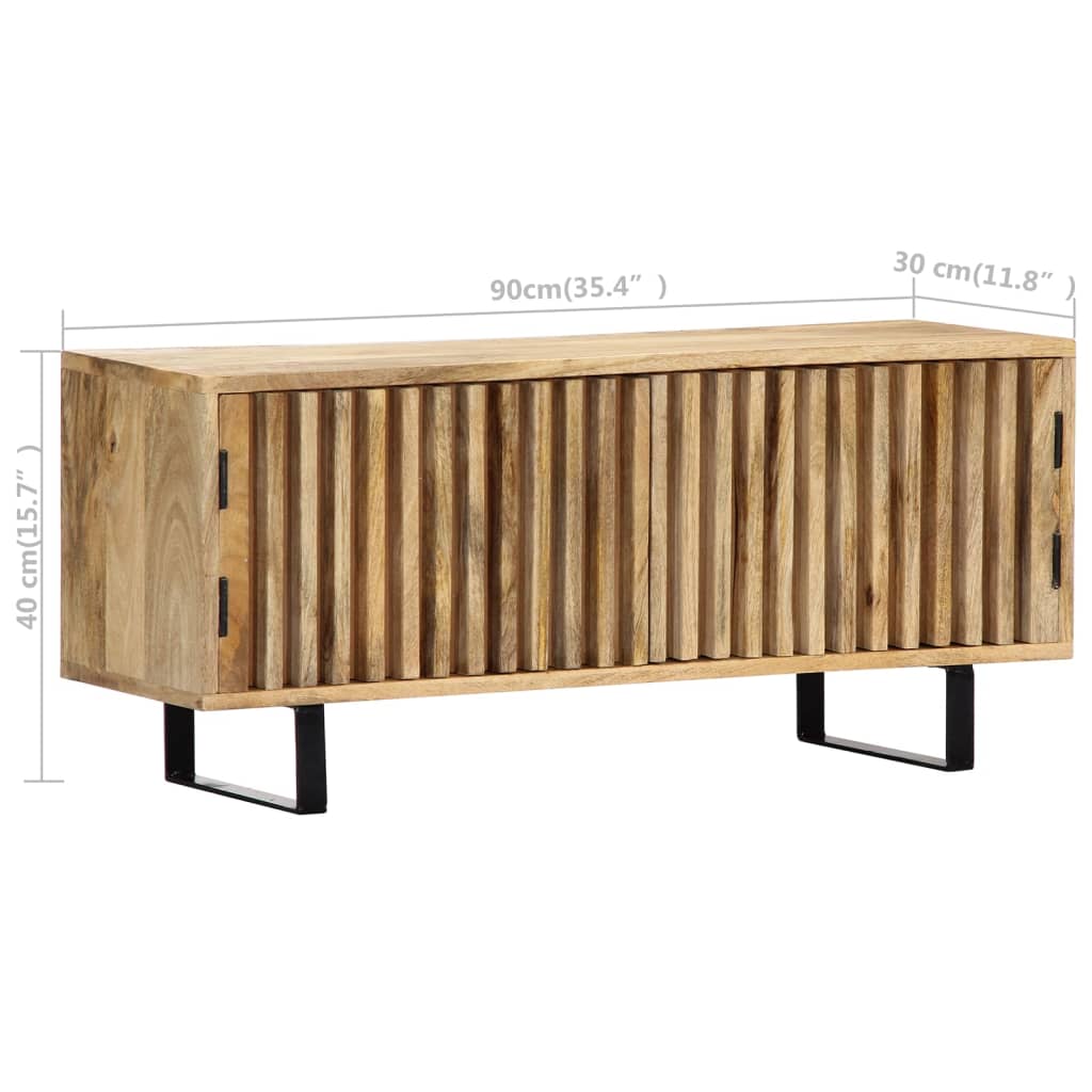 Bois de manguier massif 90x30x40